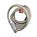 New type gray bike lock cable